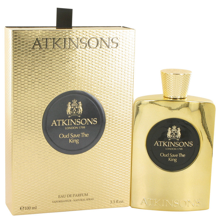 Oud Save The King by Atkinsons Eau De Parfum Spray 3.3 oz for Men