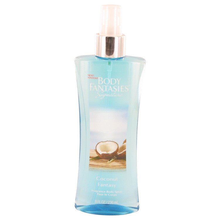 Body Fantasies Signature Coconut Fantasy by Parfums De Coeur Body Spray 8 oz for Women