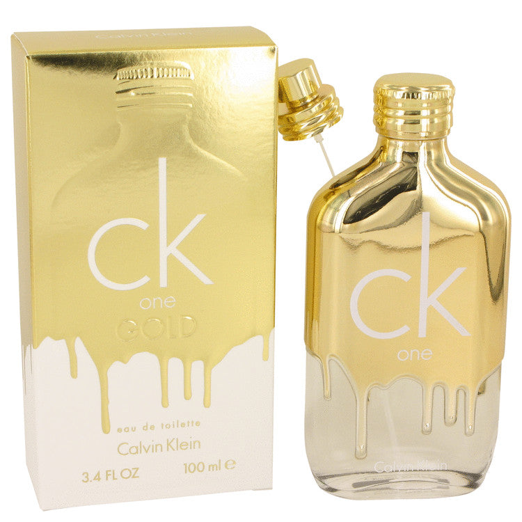 CK One Gold by Calvin Klein Eau De Toilette Spray (Unisex) 3.4 oz for Men