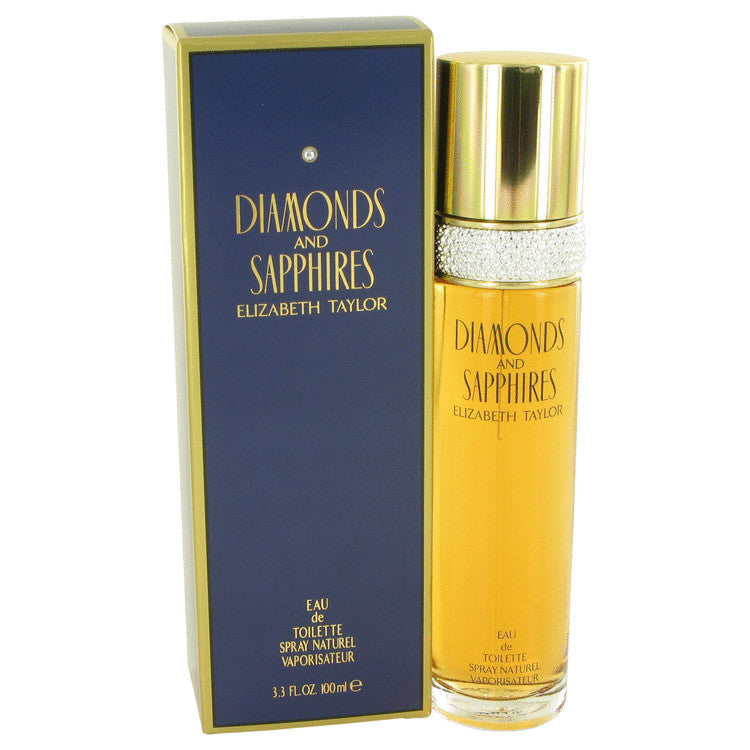 DIAMONDS &amp; SAPHIRES by Elizabeth Taylor Eau De Toilette Spray for Women