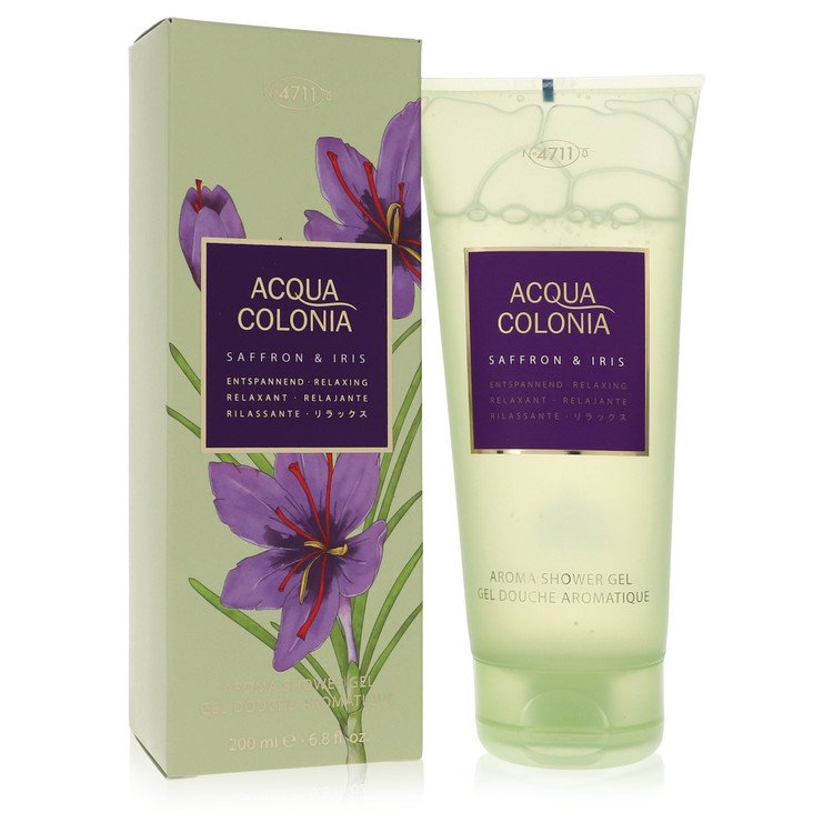 4711 Acqua Colonia Saffron &amp; Iris by 4711 Shower Gel 6.8 oz for Women