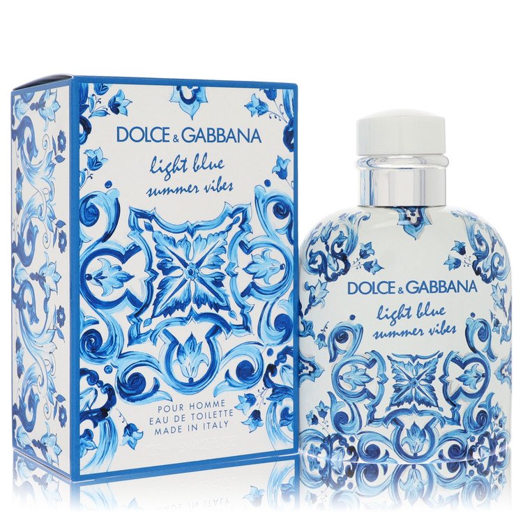 Light Blue Summer Vibes by Dolce &amp; Gabbana Eau De Toilette Spray 4.2 oz for Men