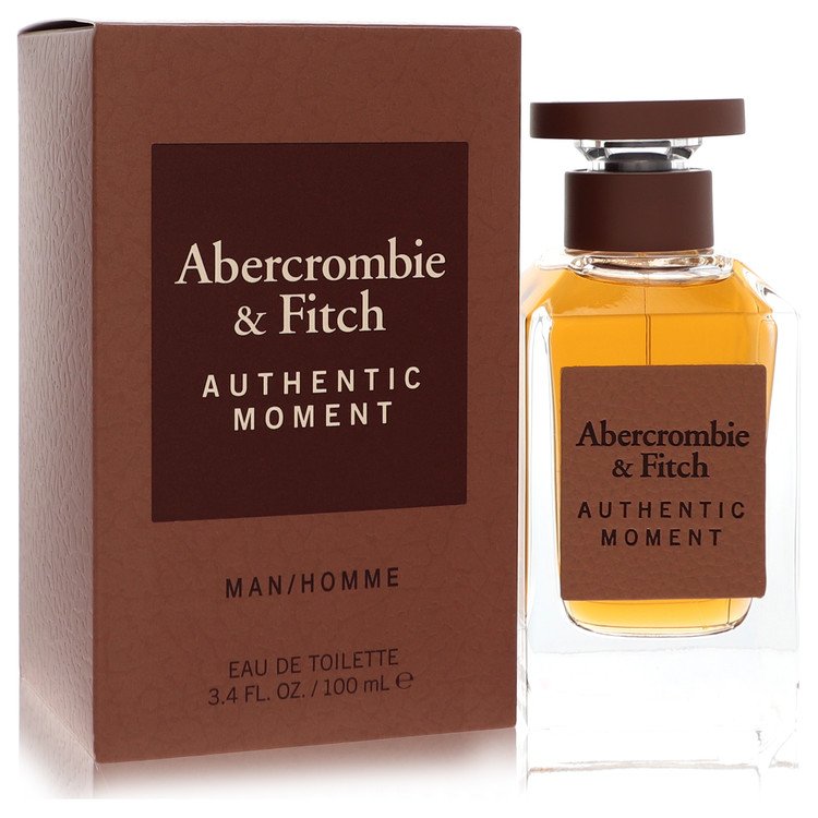 Abercrombie &amp; Fitch Authentic Moment by Abercrombie &amp; Fitch Eau De Toilette Spray 3.4 oz for Men