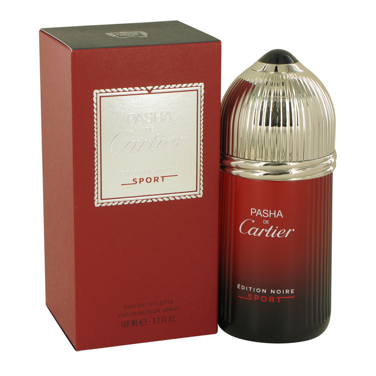 Pasha De Cartier Noire Sport by Cartier Eau De Toilette Spray for Men