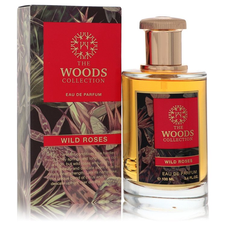 The Woods Collection Wild Roses by The Woods Collection Eau De Parfum Spray (Unisex) 3.4 oz for Women