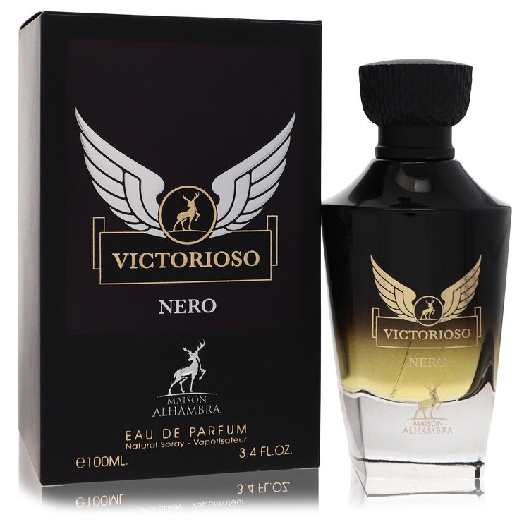 Maison Alhambra Victorioso Nero by Maison Alhambra Eau De Parfum Spray 3.4 oz for Men