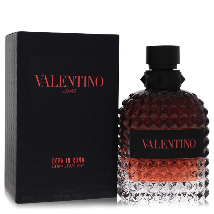 Valentino Uomo Born in Roma Coral Fantasy by Valentino Eau De Toilette Spray 3.4 oz for Men