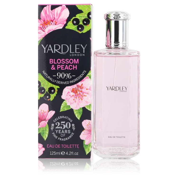 Yardley Blossom &amp; Peach by Yardley London Eau De Toilette Spray 4.2 oz for Women