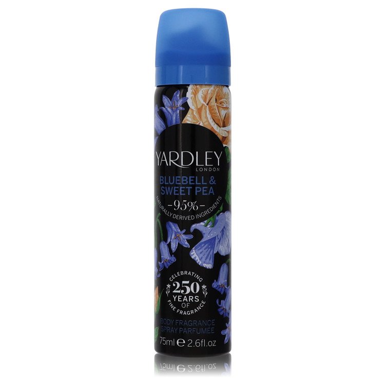 Yardley Bluebell &amp; Sweet Pea by Yardley London Body Fragrance Spray 2.6 oz for Women