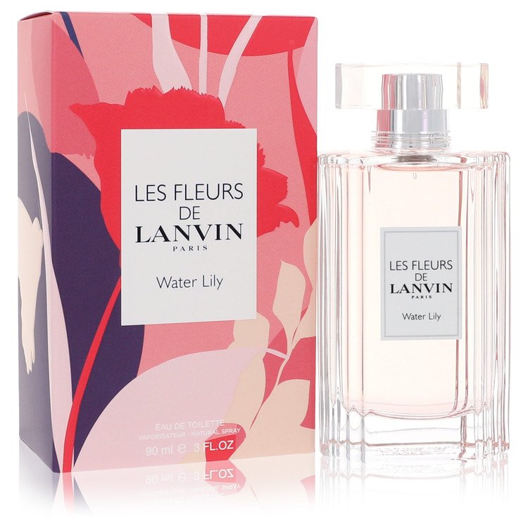 Les Fleurs De Lanvin Water Lily by Lanvin Eau De Toilette Spray 3 oz for Women