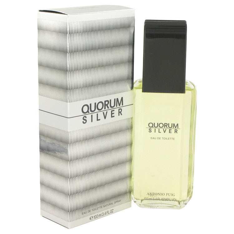 Quorum Silver by Puig Eau De Toilette Spray for Men