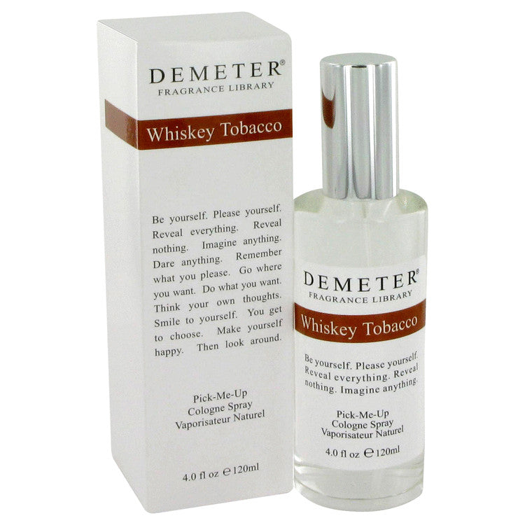 Demeter Whiskey Tobacco by Demeter Cologne Spray 4 oz for Men