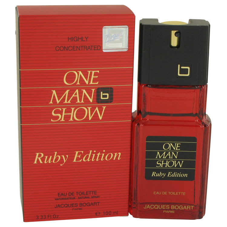 One Man Show Ruby by Jacques Bogart Eau De Toilette Spray 3.3 oz for Men