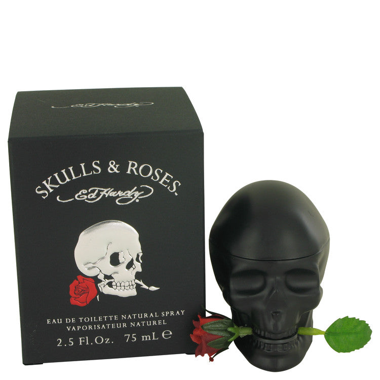 Skulls &amp; Roses by Christian Audigier Eau De Toilette Spray 2.5 oz for Men