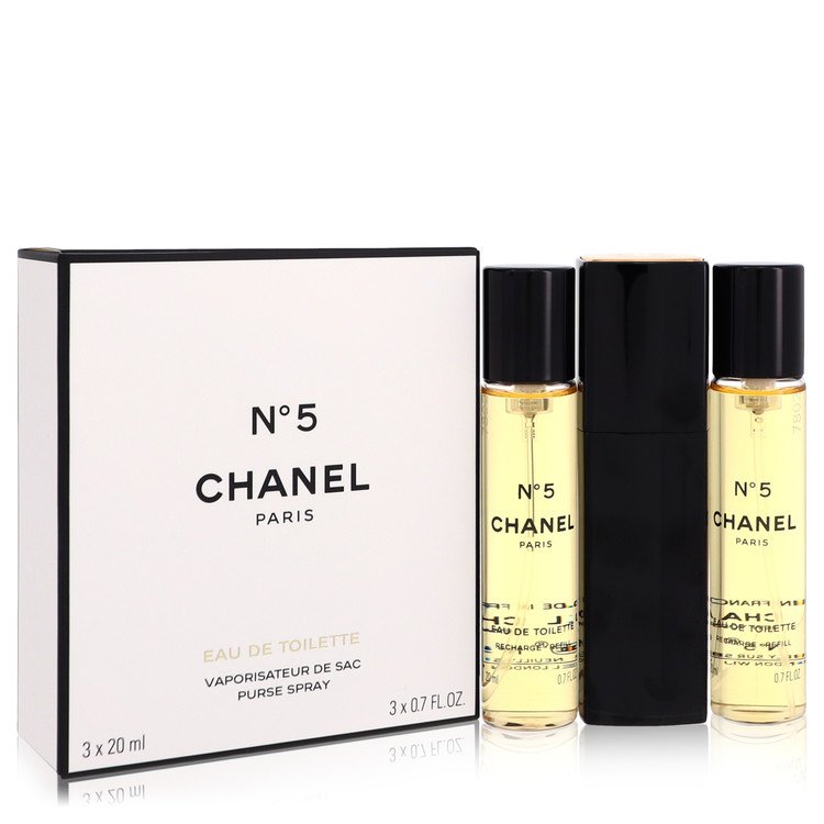 CHANEL No. 5 by Chanel Eau De Toilette Spray 3 x.07 oz for Women