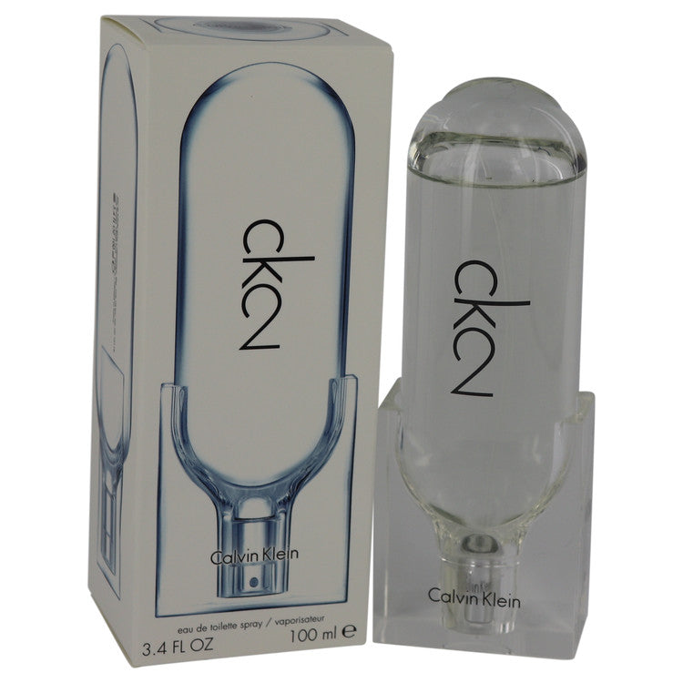 CK 2 by Calvin Klein Eau De Toilette Spray (Unisex) 3.4 oz for Men